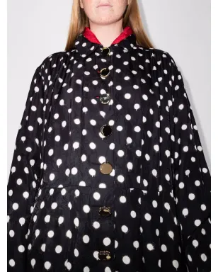 Balenciaga リバーシブル ベルテッド ポルカドット ドレス - ブラック - サムネイル2