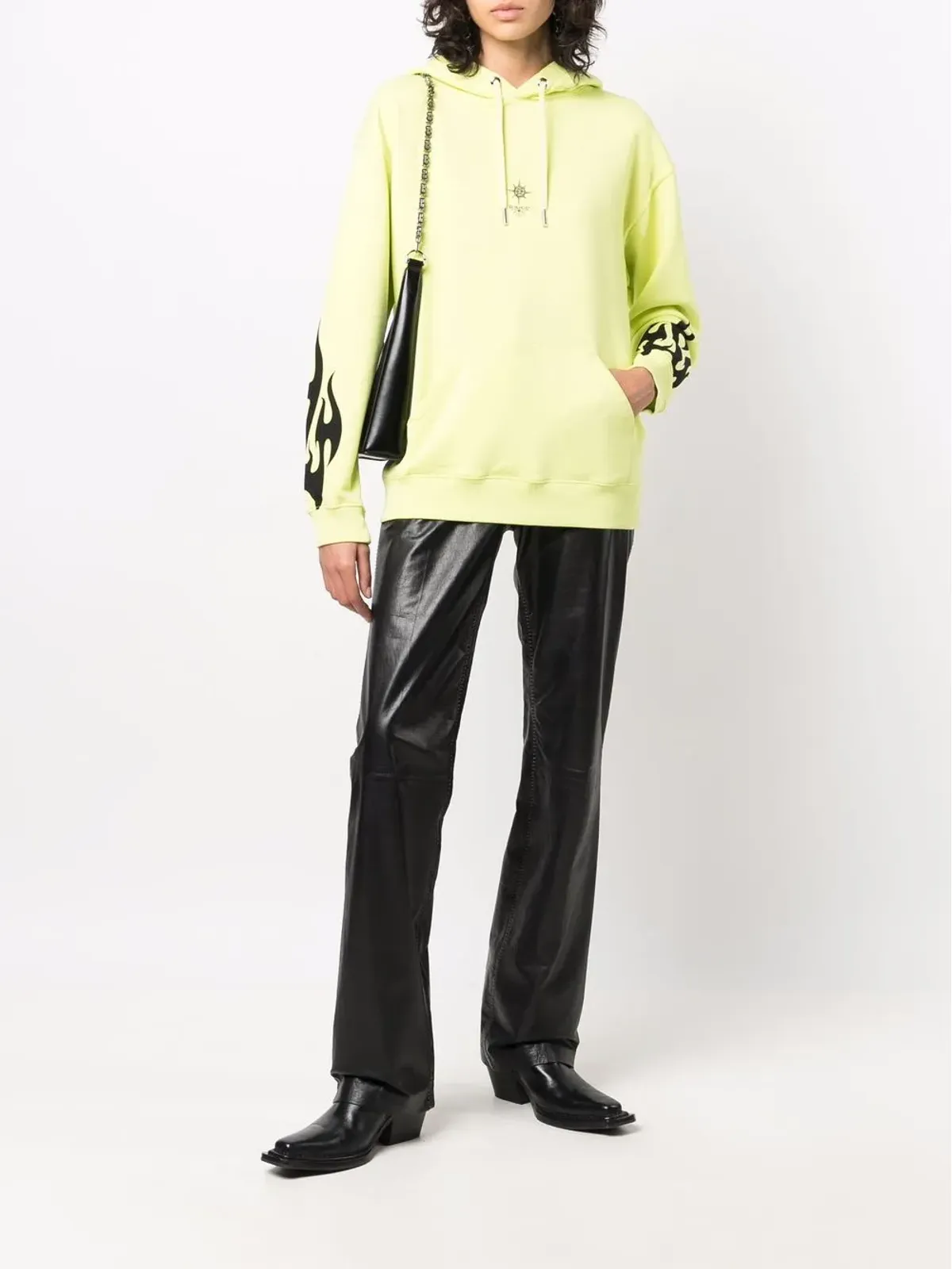 Givenchy Sacred Heart print drawstring hoodie - Yellow - 画像2