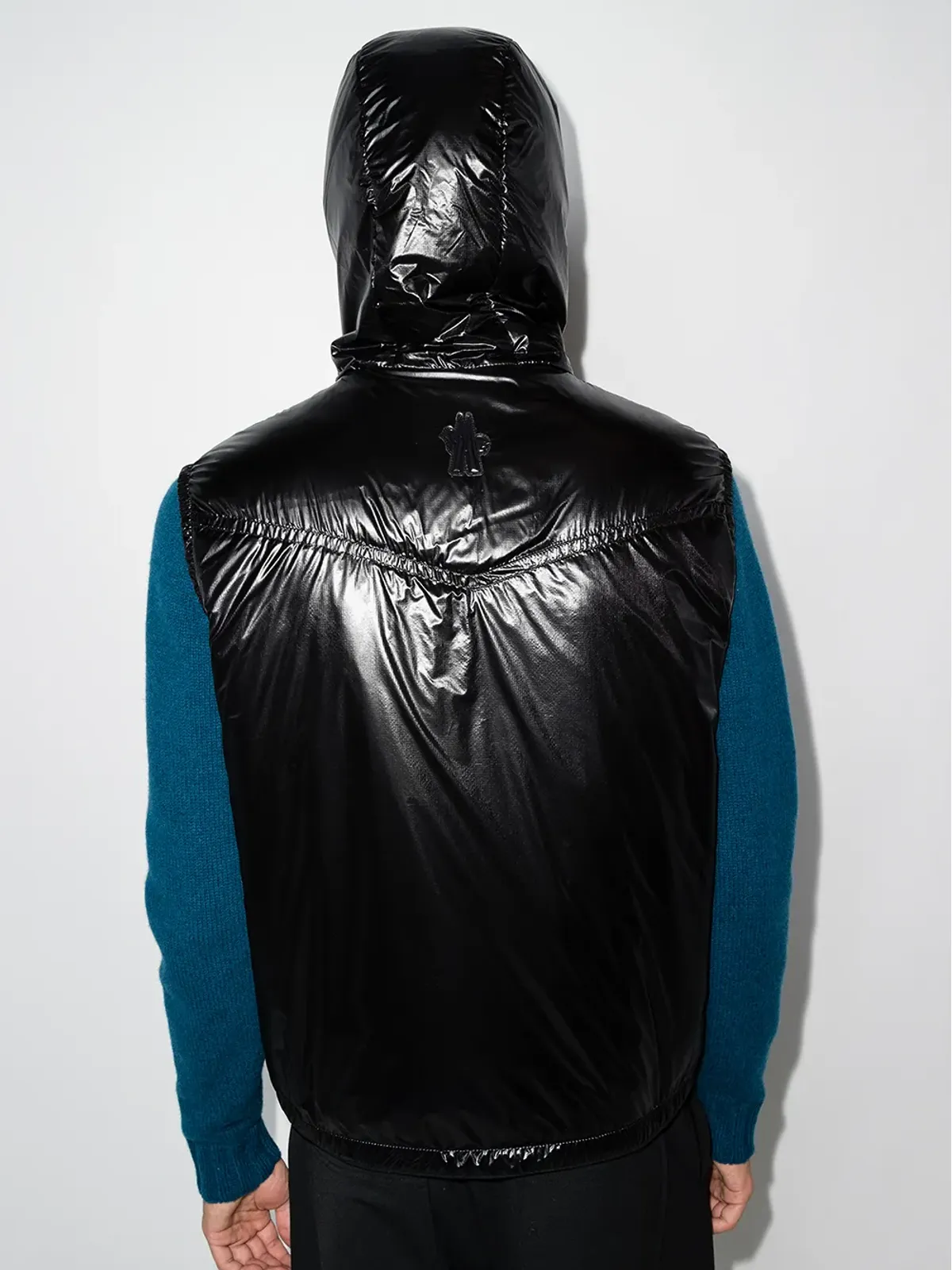 Moncler Grenoble chevron-quilted padded gilet - Black - 画像3