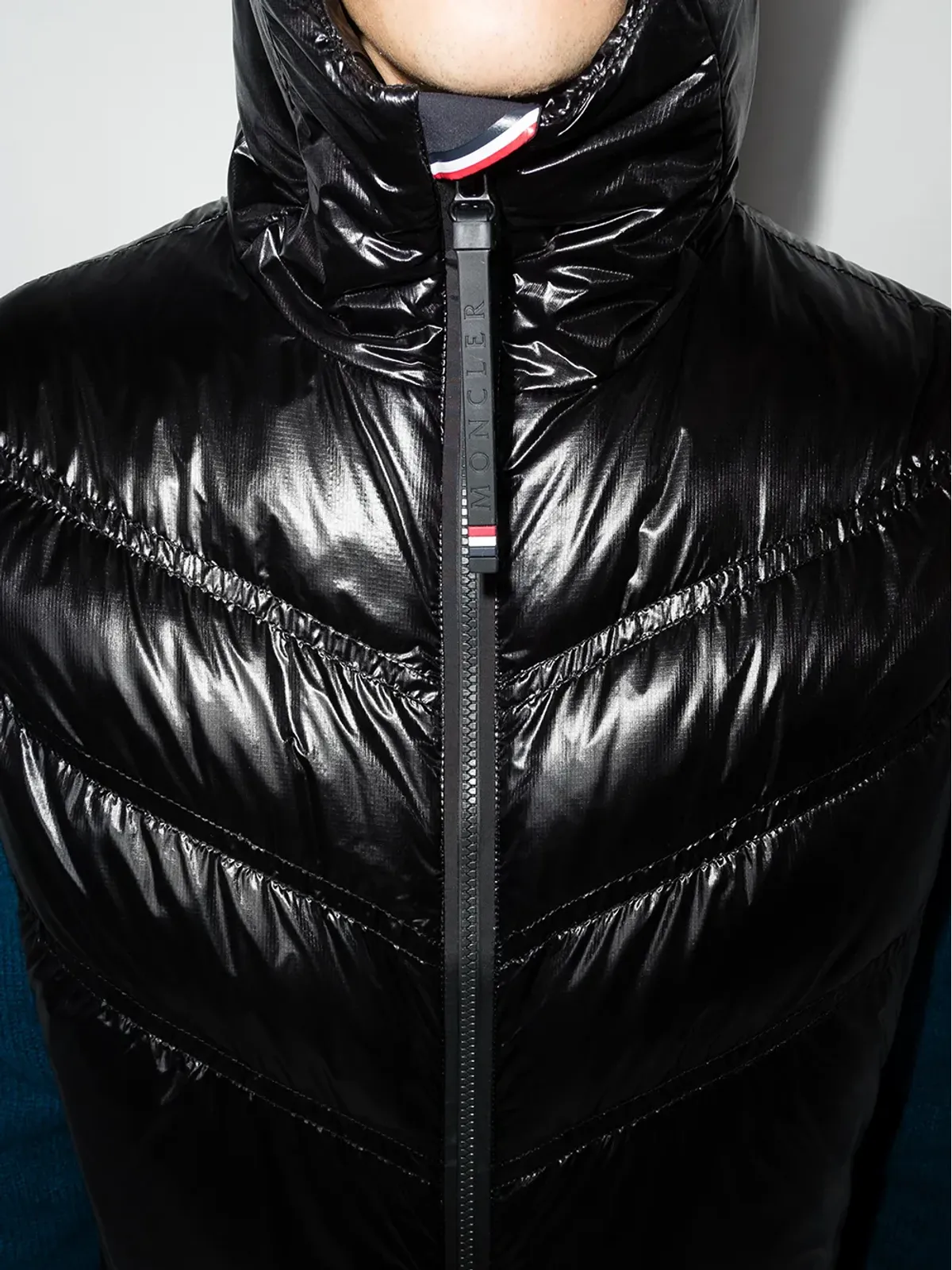 Moncler Grenoble chevron-quilted padded gilet - Black - 画像4