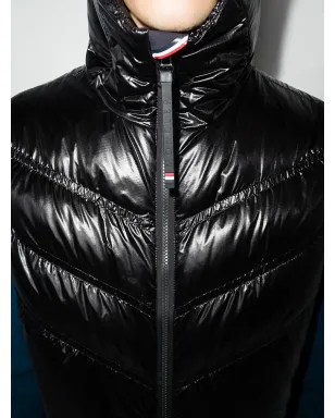 Moncler Grenoble chevron-quilted padded gilet - Black - サムネイル4