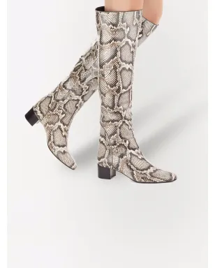 Giuseppe Zanotti Doreen 蛇柄風ブーツ ブラウン - サムネイル5
