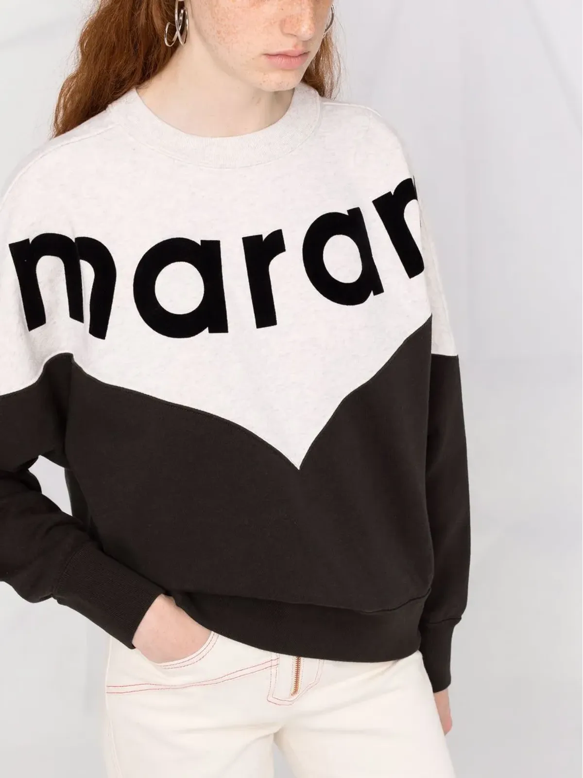 MARANT ÉTOILE ロゴ刺繍スウェット - 画像5