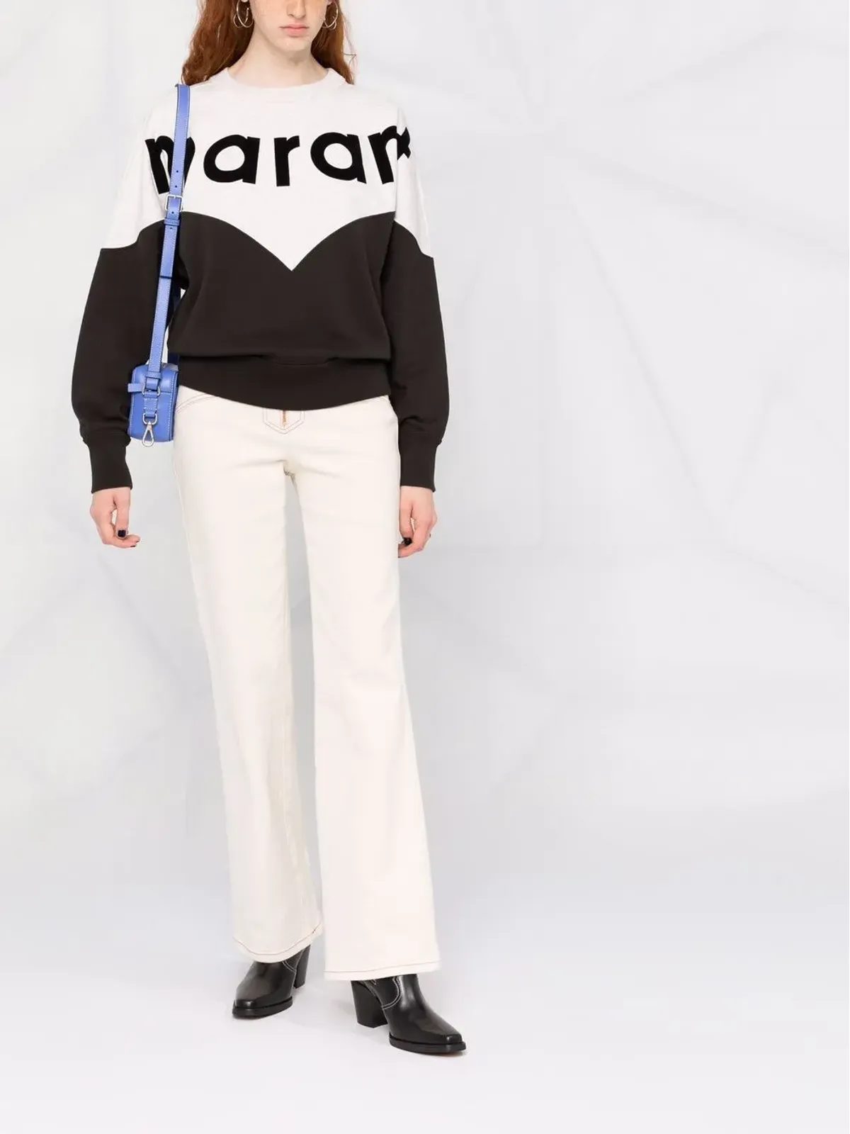 MARANT ÉTOILE ロゴ刺繍スウェット - 画像2