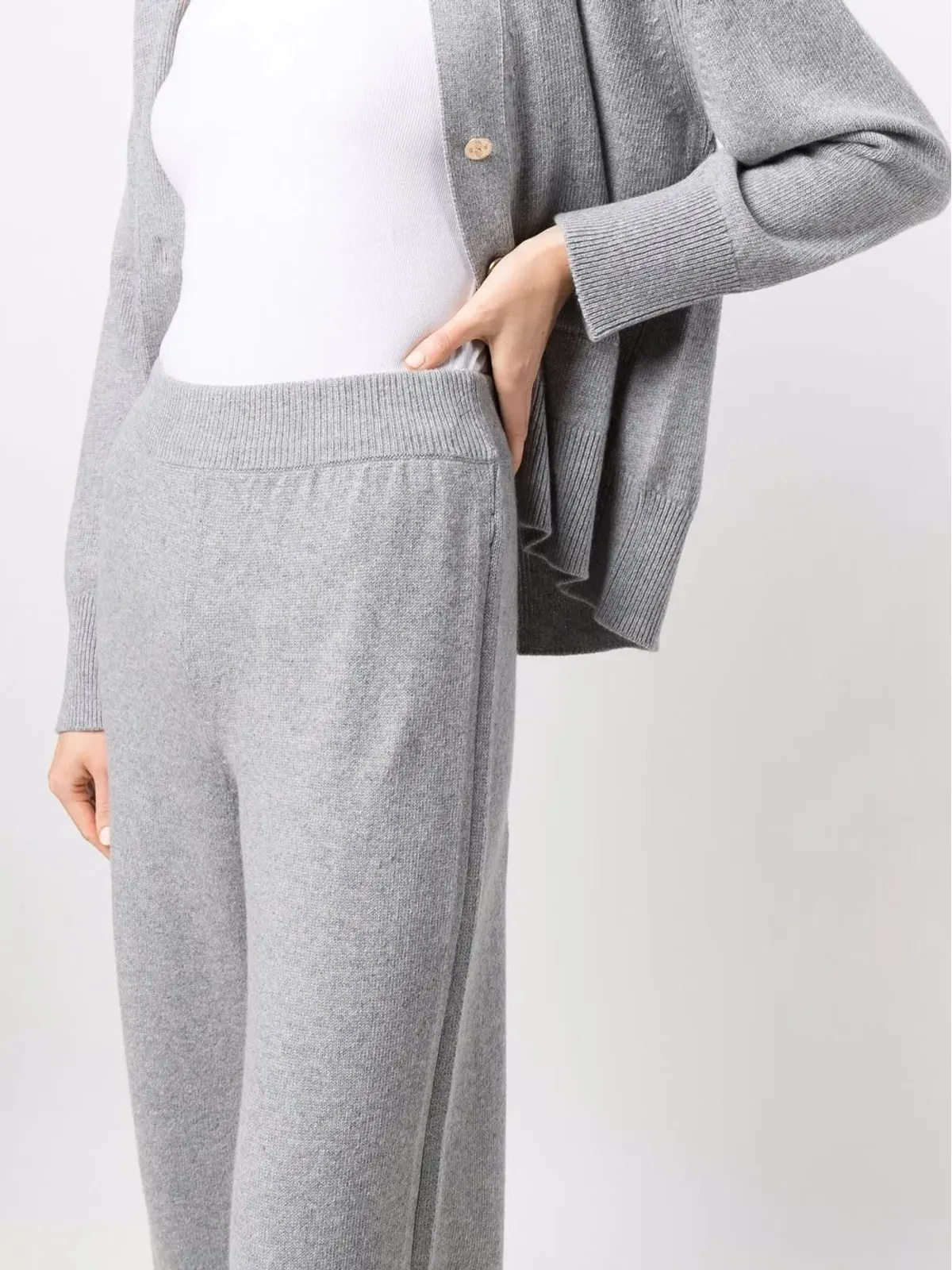 Barrie テーパードレッグ カシミアパンツ - 画像5