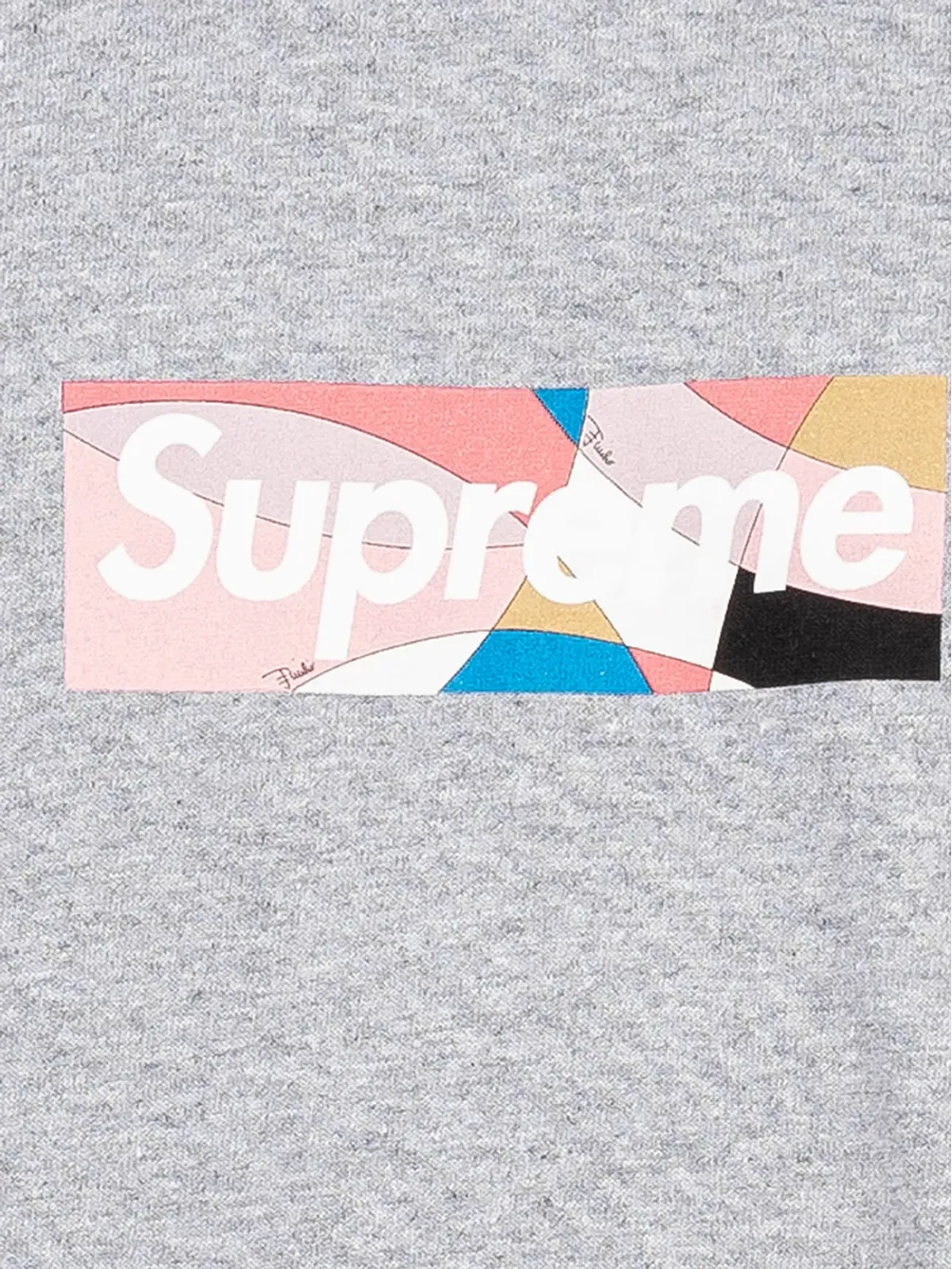 Supreme x Emilio Pucci + ボックスロゴ クルーネック Tシャツ - 画像3