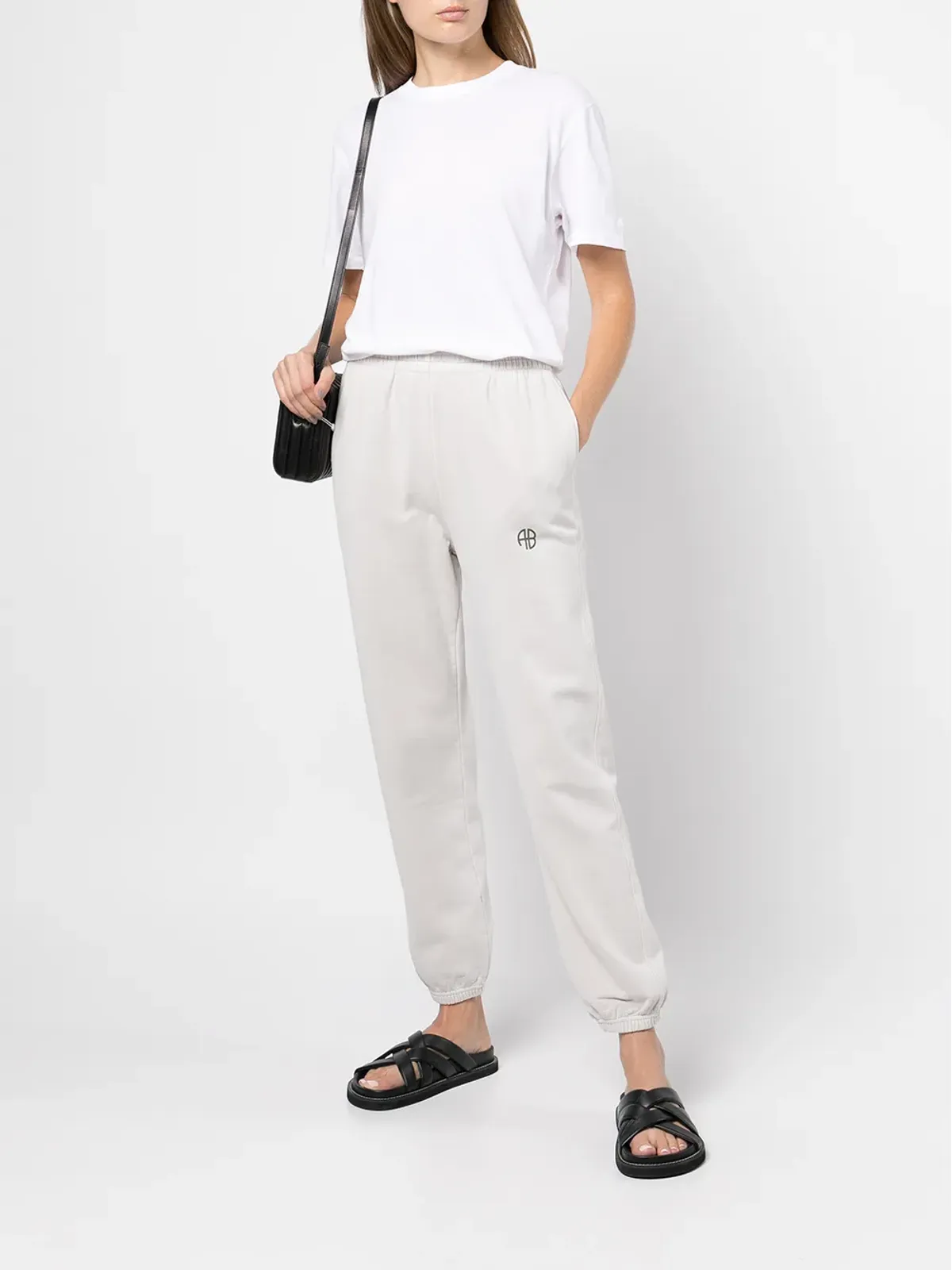 ANINE BING Lili organic cotton T-shirt - White - 画像2