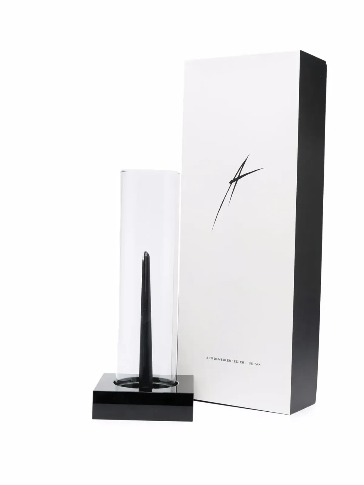 Ann Demeulemeester X Serax ウィンター・スクエアド・グラス・キャンドルホルダー（ホワイト） - 画像2