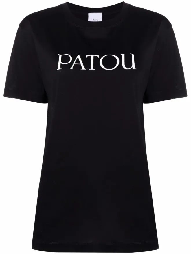 Patou Patou ロゴプリント オーガニックコットン Tシャツの商品画像