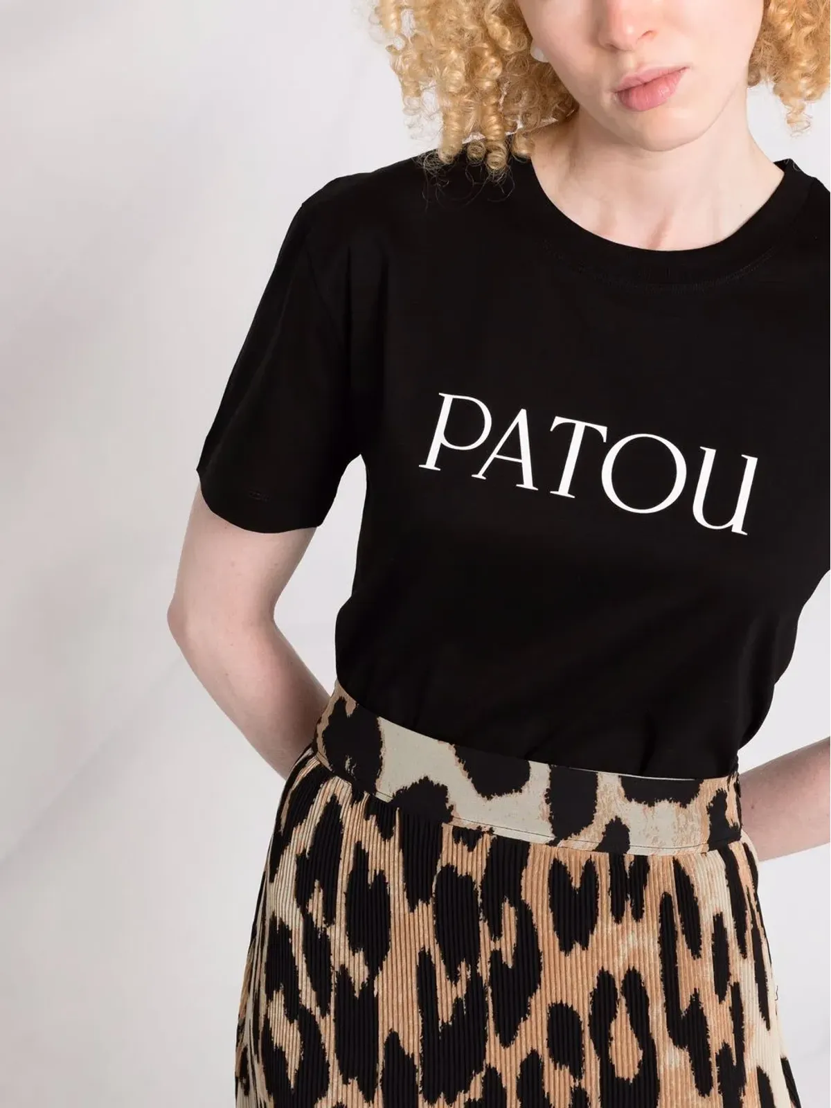 Patou ロゴプリント オーガニックコットン Tシャツ - 画像5