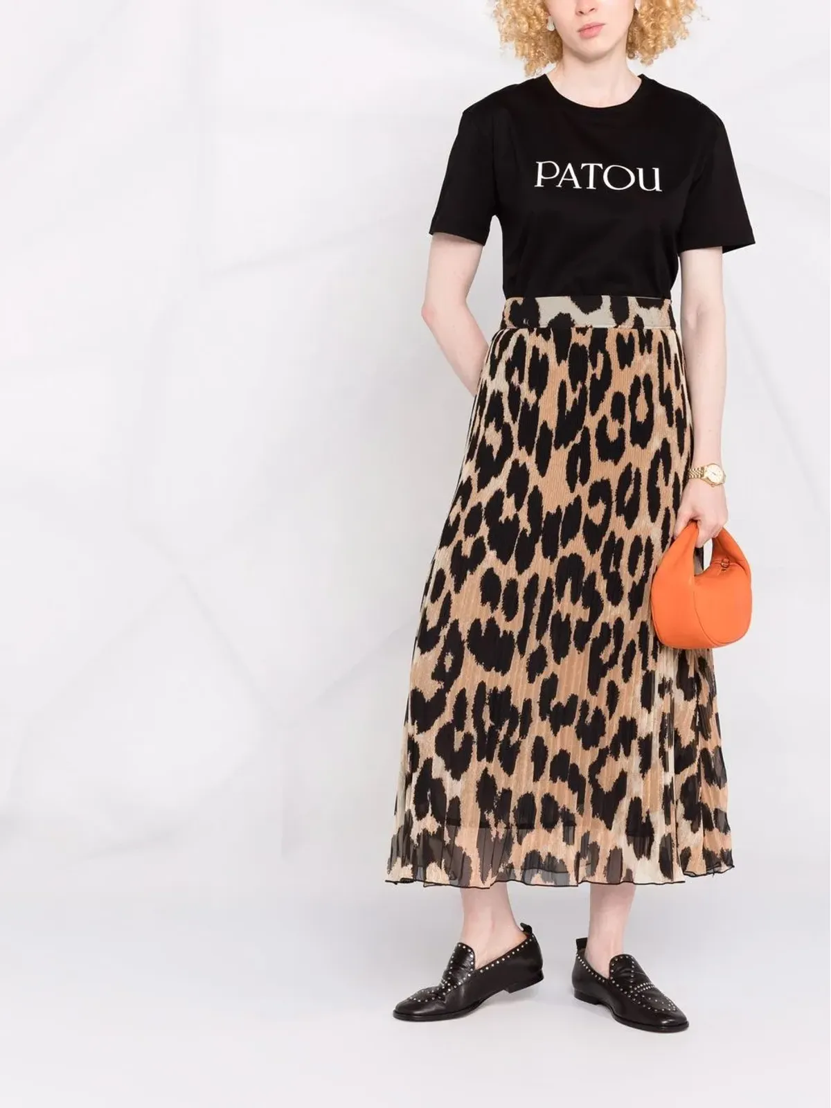 Patou ロゴプリント オーガニックコットン Tシャツ - 画像2