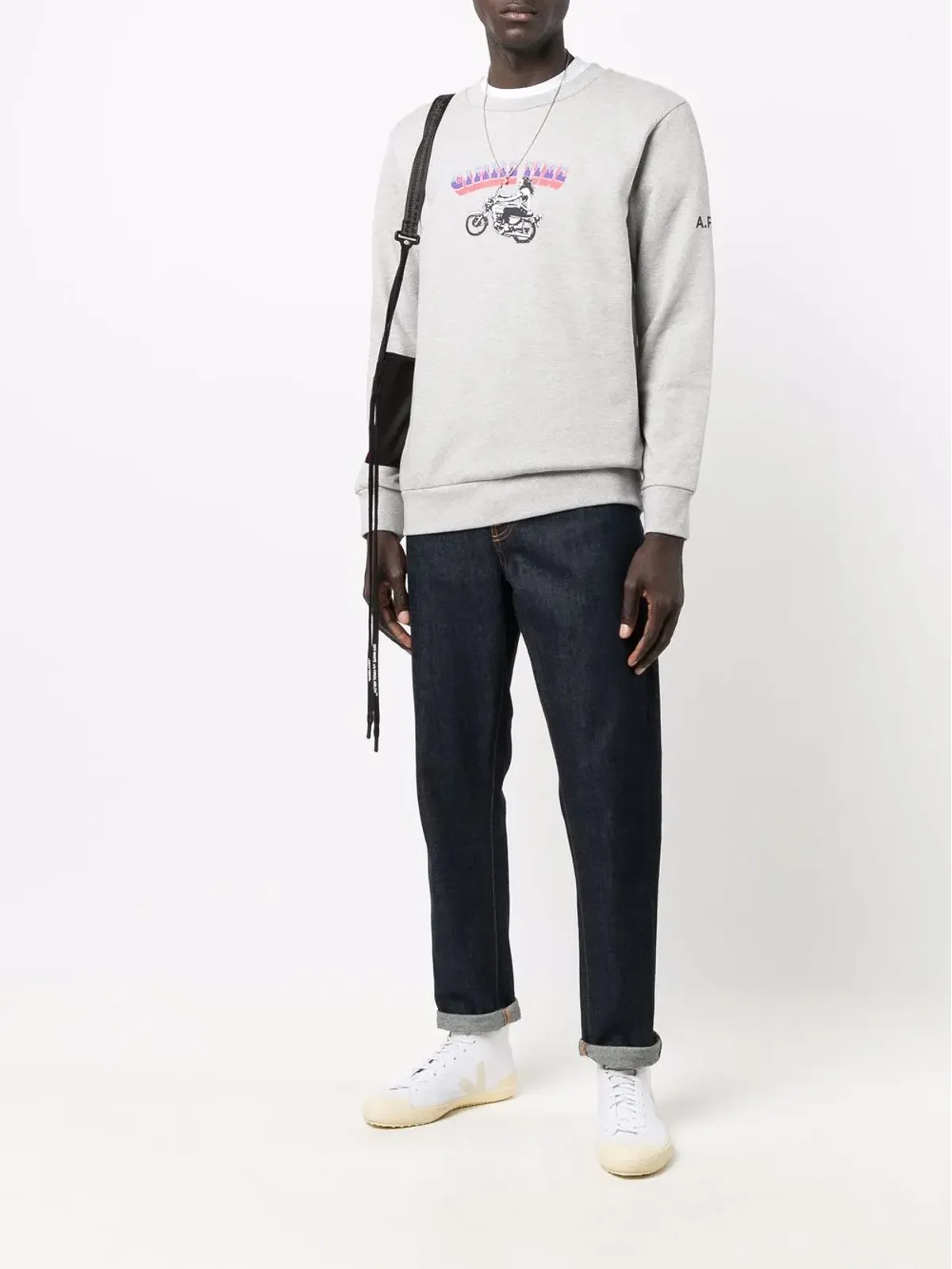 A.P.C. ギミー・ファイブ スウェットシャツ グレー - 画像2