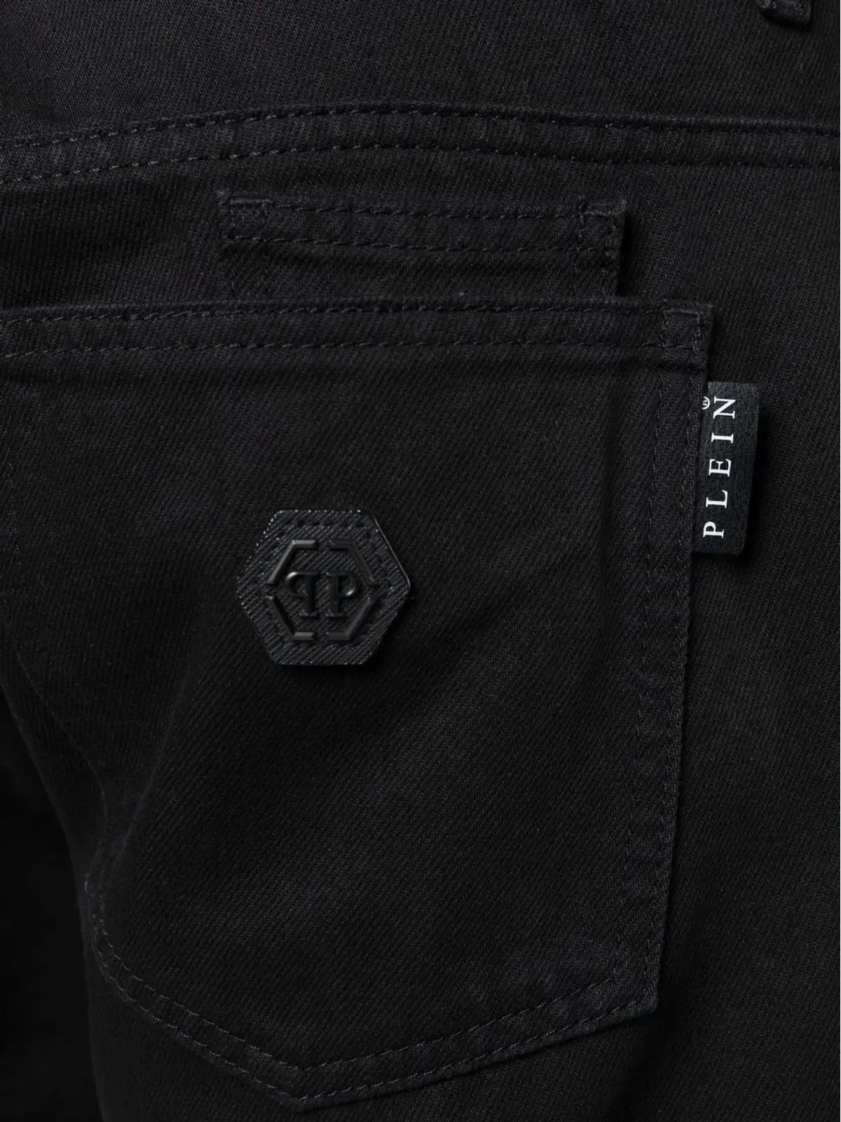 Philipp Plein ロゴパッチディテール トラウザーズ - 画像5