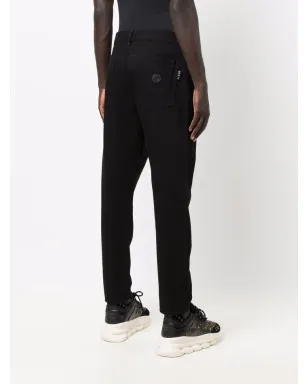 Philipp Plein ロゴパッチディテール トラウザーズ - サムネイル4