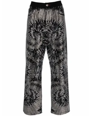 Philipp Plein エンベリッシュド ワイドレッグジーンズ - サムネイル1