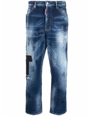 DSQUARED2 ダメージ加工ストレートジーンズ - サムネイル1