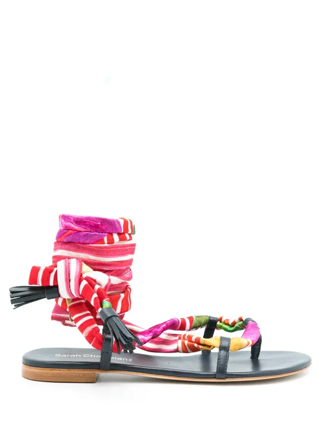 Sarah Chofakian Sarah Chofakian オーシャン フラット サンダルの商品画像