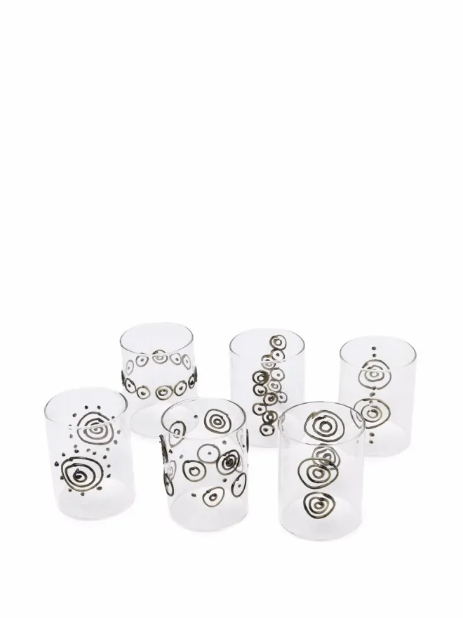 10 CORSO COMO 10 CORSO COMO グラフィックプリント グラスセットの商品画像