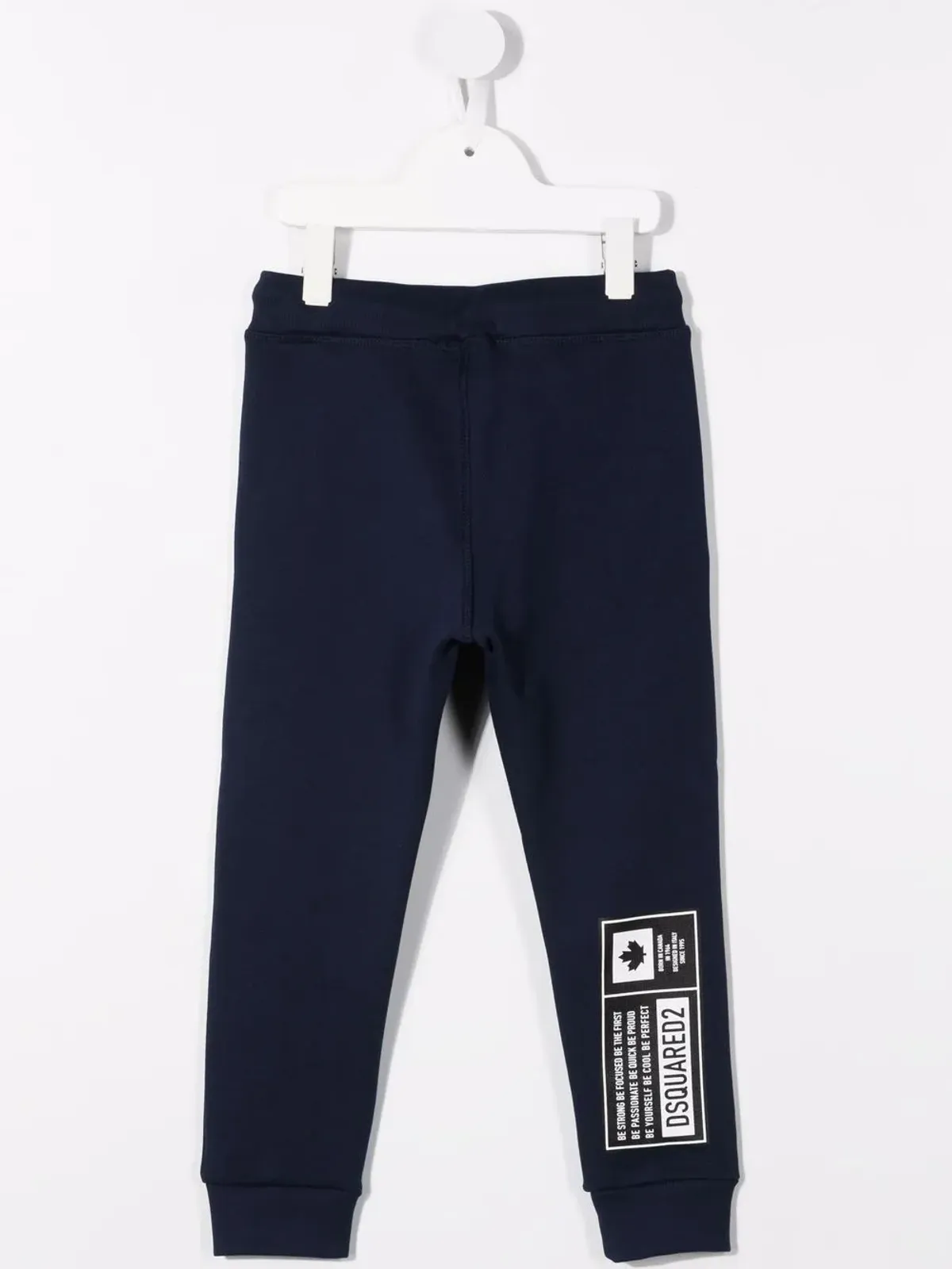 DSQUARED2 KIDS グラフィックプリント コットン トラックパンツ - ブルー - 画像2