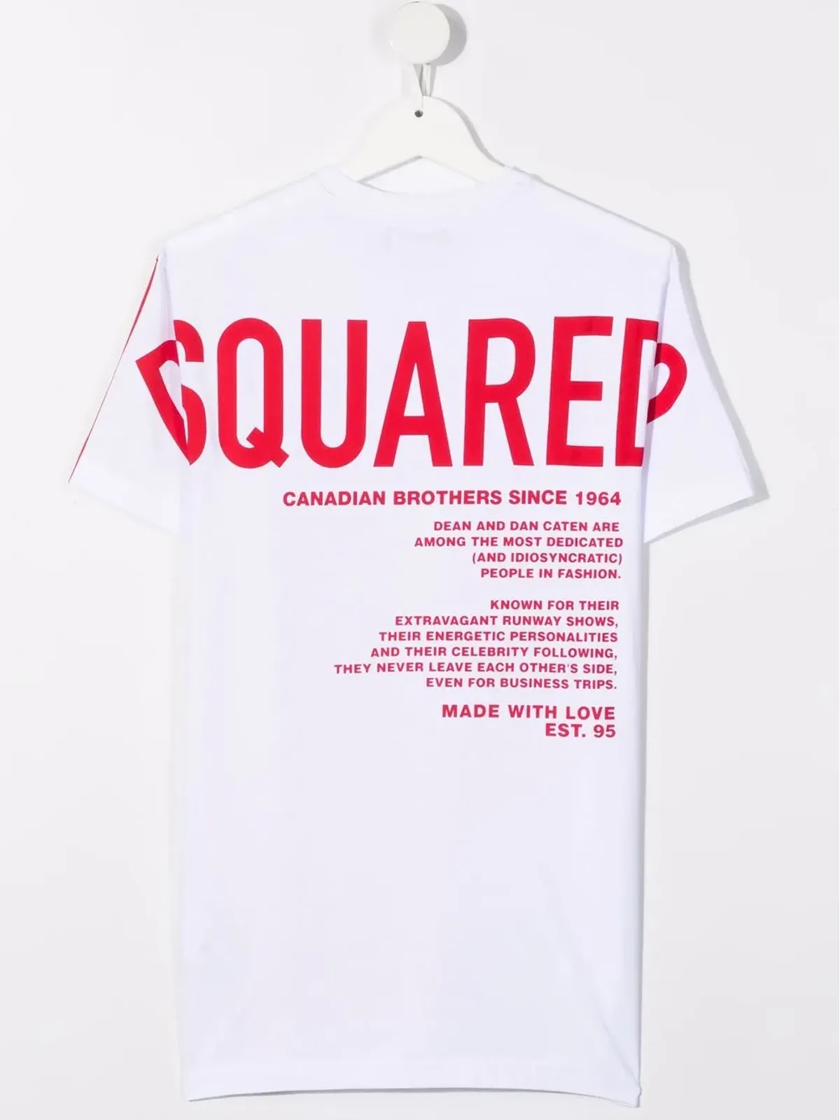 DSQUARED2 KIDS TEEN ロゴプリント コットンTシャツ - 画像2