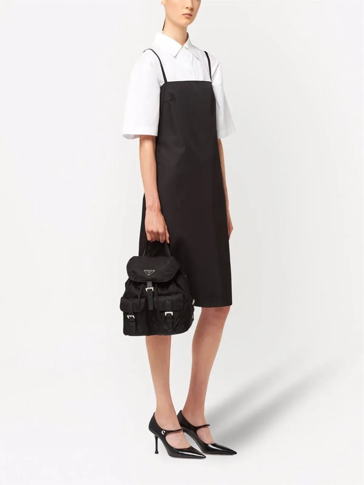 Prada 三角ロゴバックパック - 画像2
