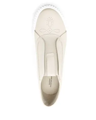 Sarah Chofakian Kerby leather sneakers - Neutrals - サムネイル4