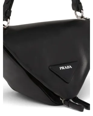 Prada パッド入りナパレザー トップハンドルバッグ - ブラック - サムネイル4
