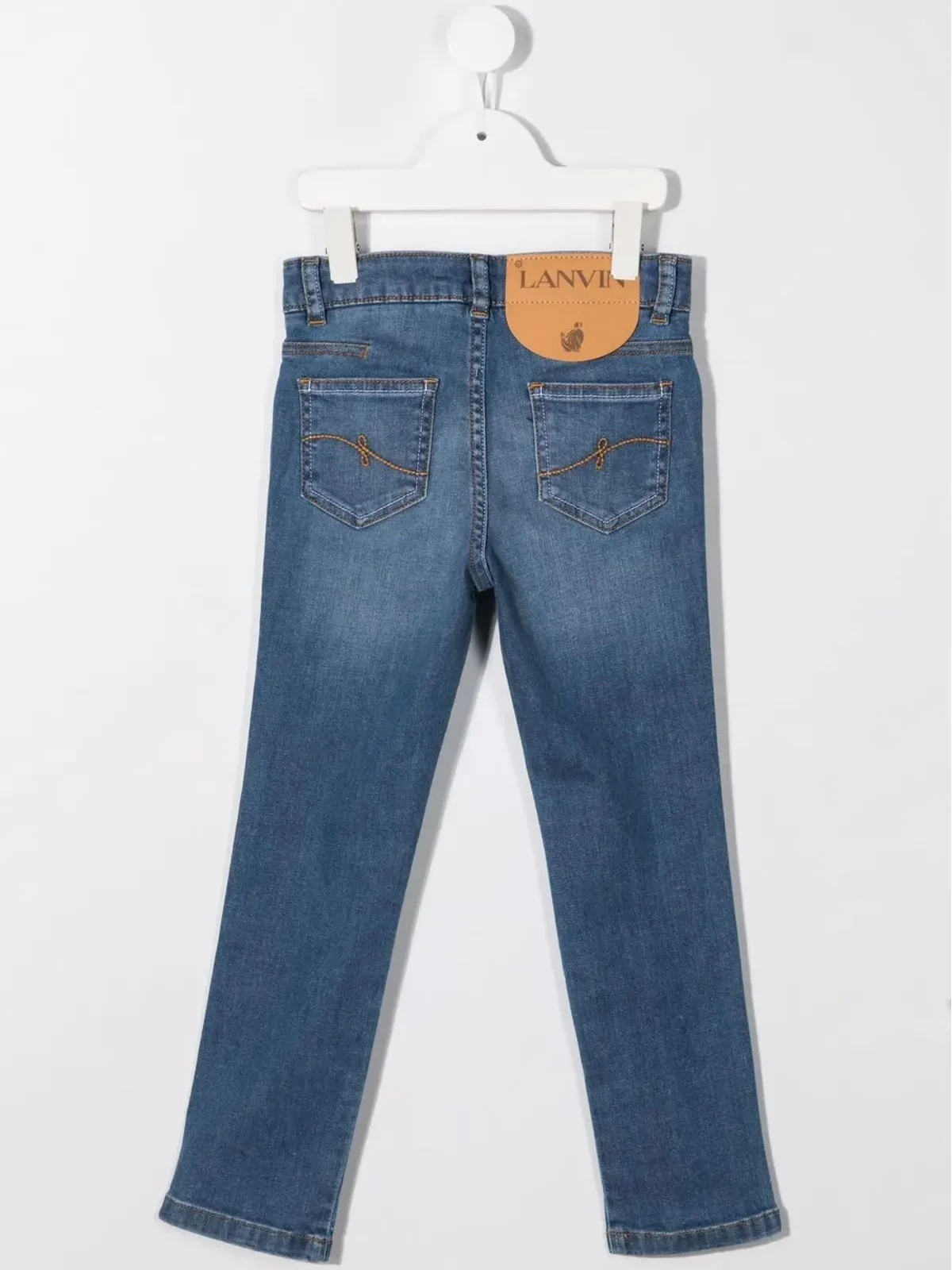 Lanvin Enfant バッジディテールジーンズ - 画像2