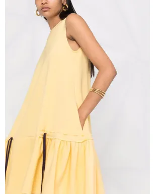 Victoria Victoria Beckham ラッフルヘム ポプリン ドレス - サムネイル3