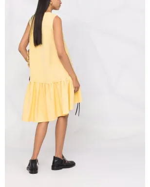 Victoria Victoria Beckham ラッフルヘム ポプリン ドレス - サムネイル4