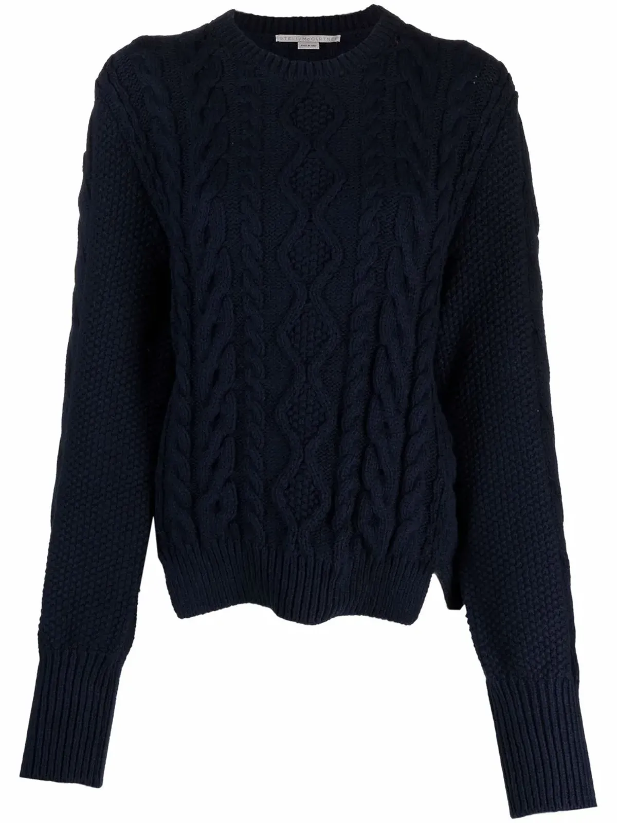 Stella McCartney ロングスリーブ ケーブルニット セーター - 画像1