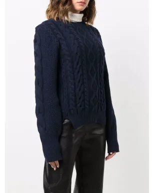 Stella McCartney ロングスリーブ ケーブルニット セーター - サムネイル3
