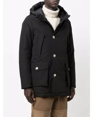 Woolrich ダウンフェザー フード付きコート ブラック - サムネイル3