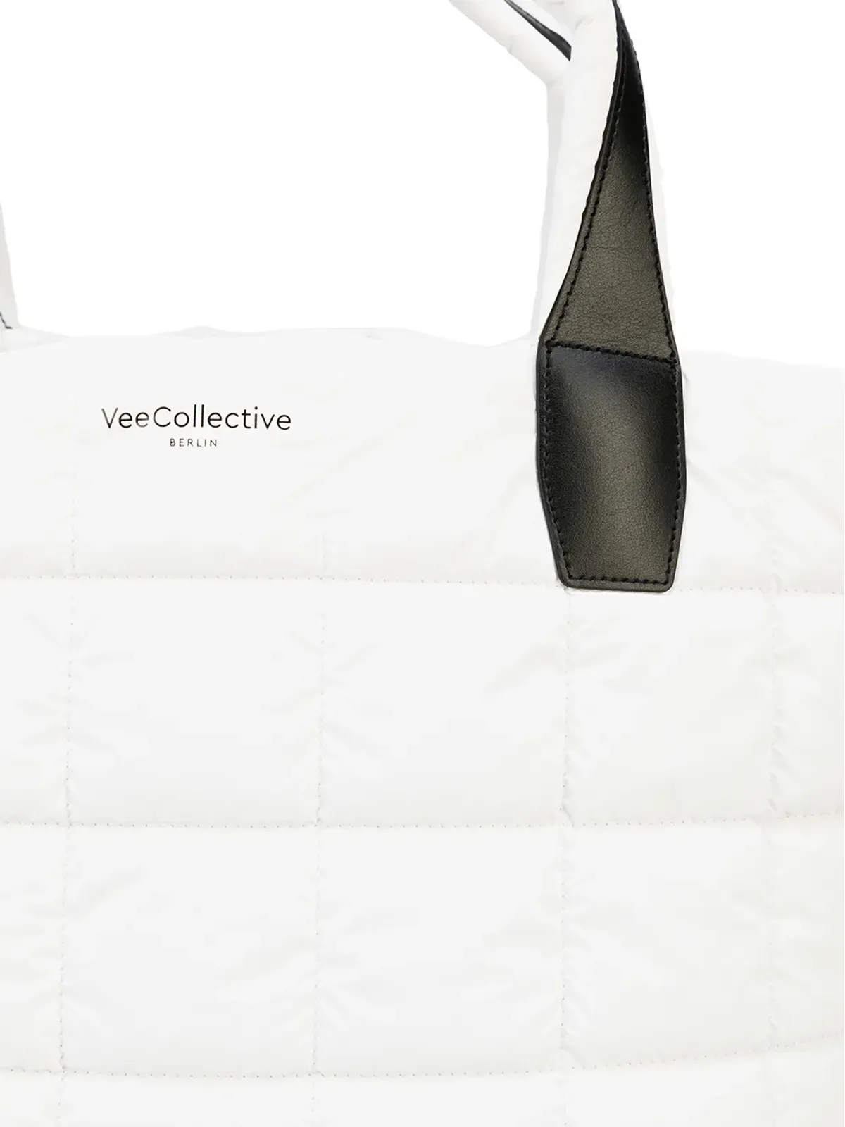 VeeCollective キルテッドパファー トートバッグ（ホワイト） - 画像4