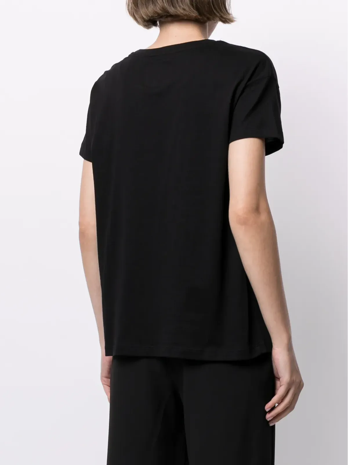 Armani Exchange スパンコールロゴ入りTシャツ - 画像4