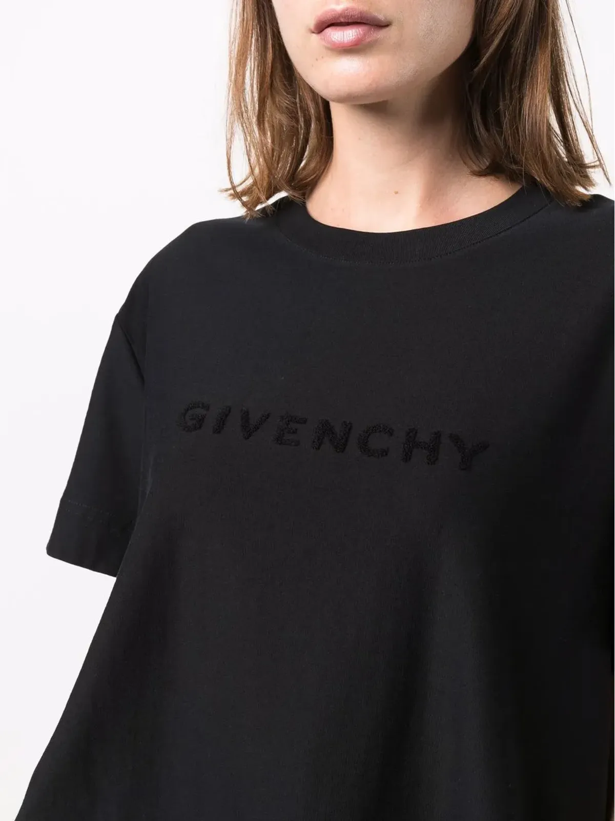 Givenchy ロゴプリント半袖Tシャツ - ブラック - 画像5