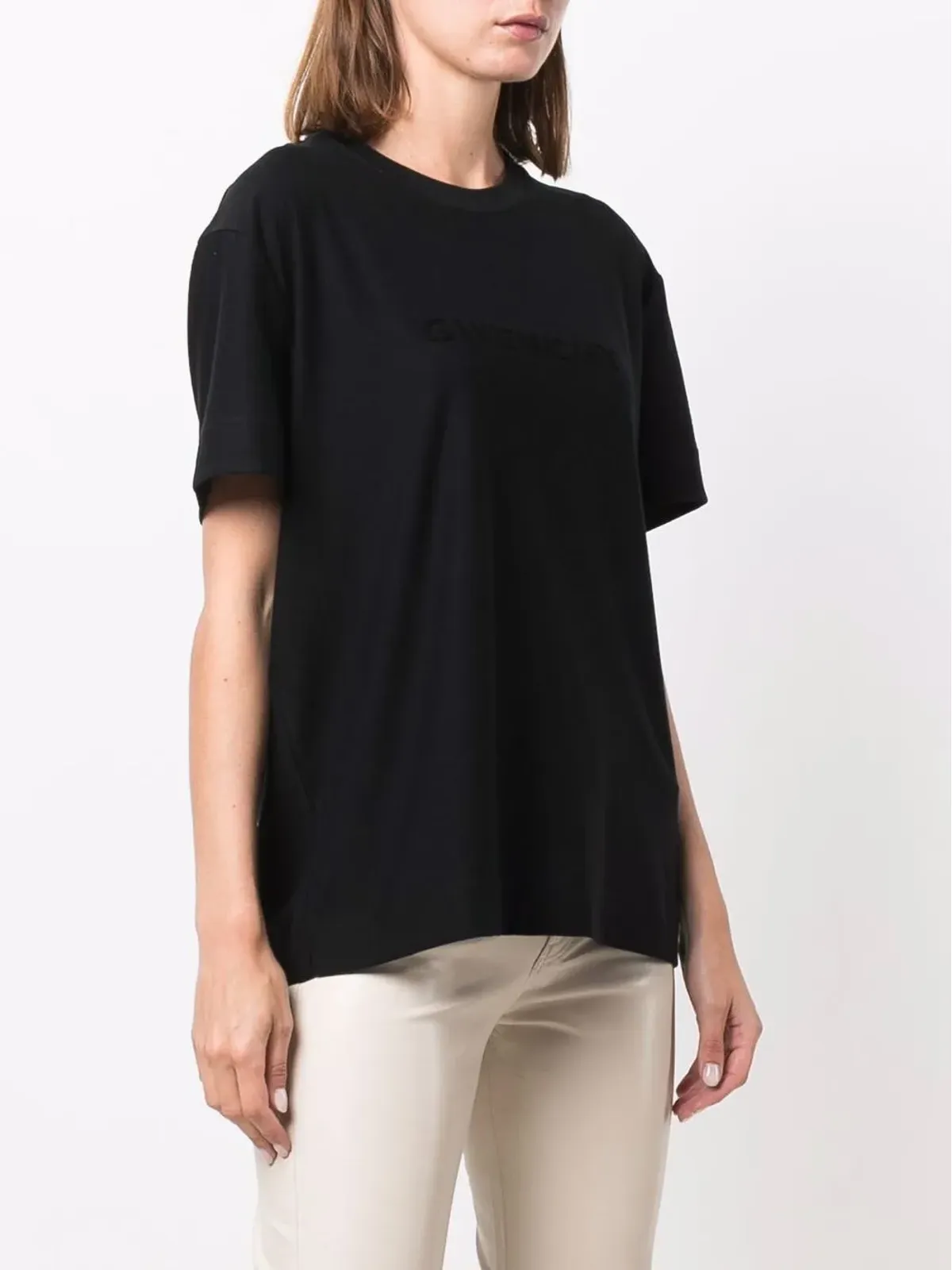 Givenchy ロゴプリント半袖Tシャツ - ブラック - 画像4