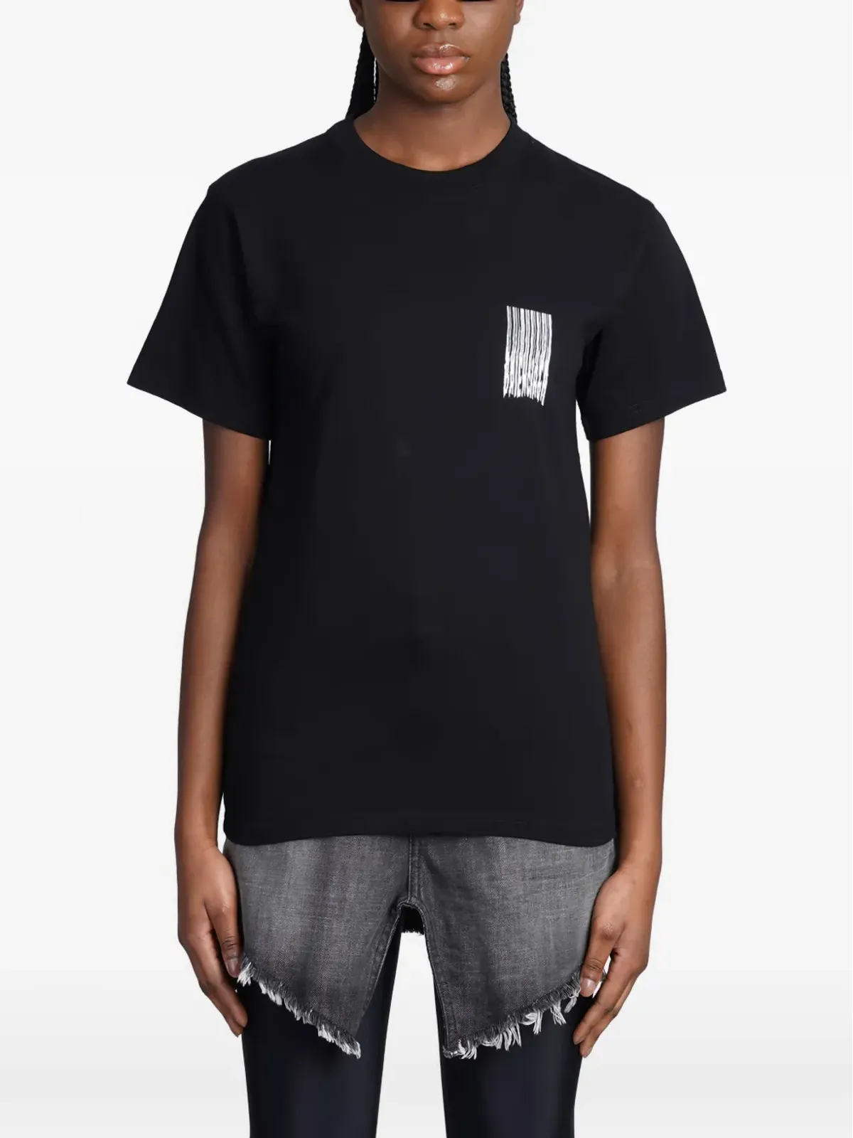 Balenciaga バーコード柄プリントTシャツ - 画像1