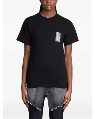 Balenciaga バーコード柄プリントTシャツ - サムネイル1