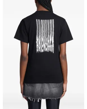 Balenciaga バーコード柄プリントTシャツ - サムネイル4