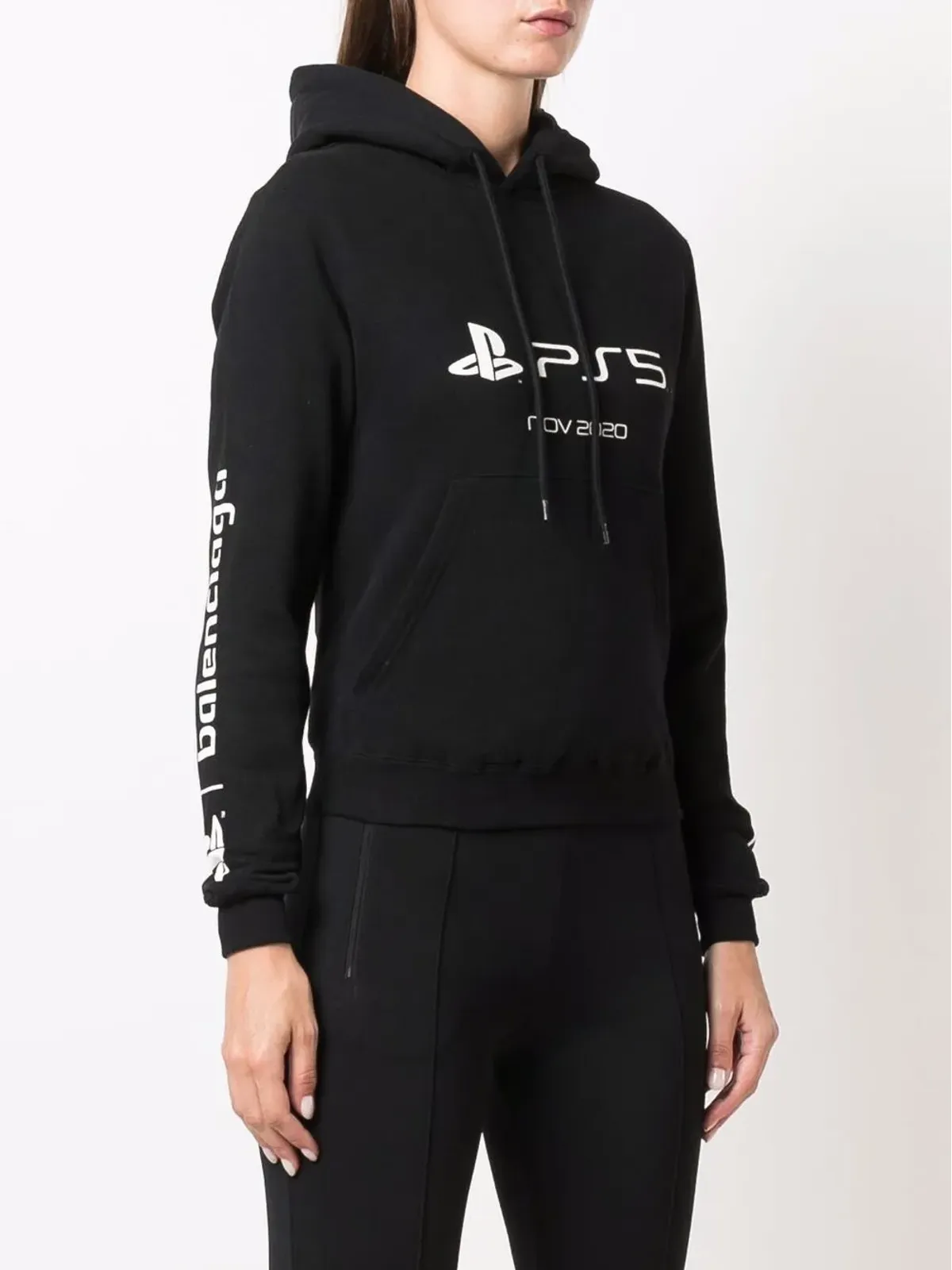 Balenciaga PS5フーディ ブラック - 画像3