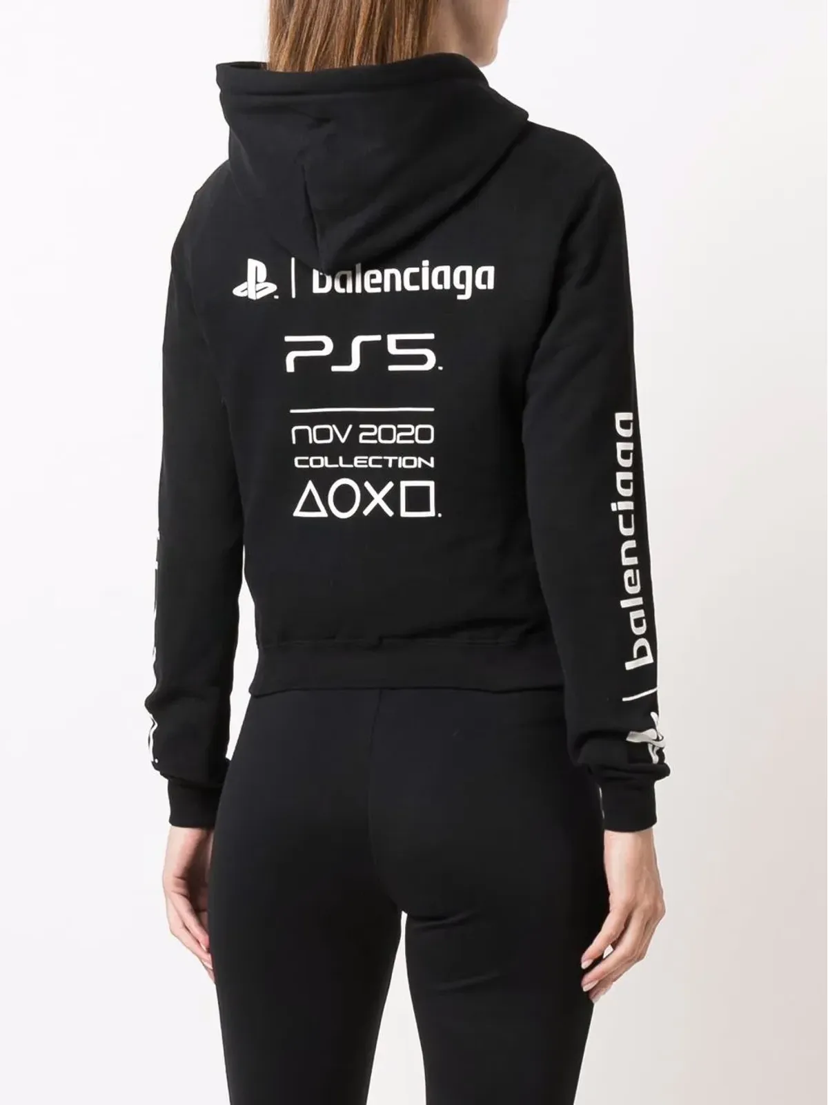 Balenciaga PS5フーディ ブラック - 画像4