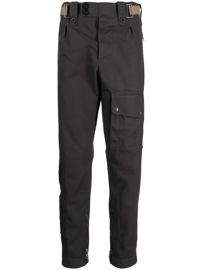 N.Peal N.Peal ストレートレッグ コンバットパンツ - グレーの商品画像