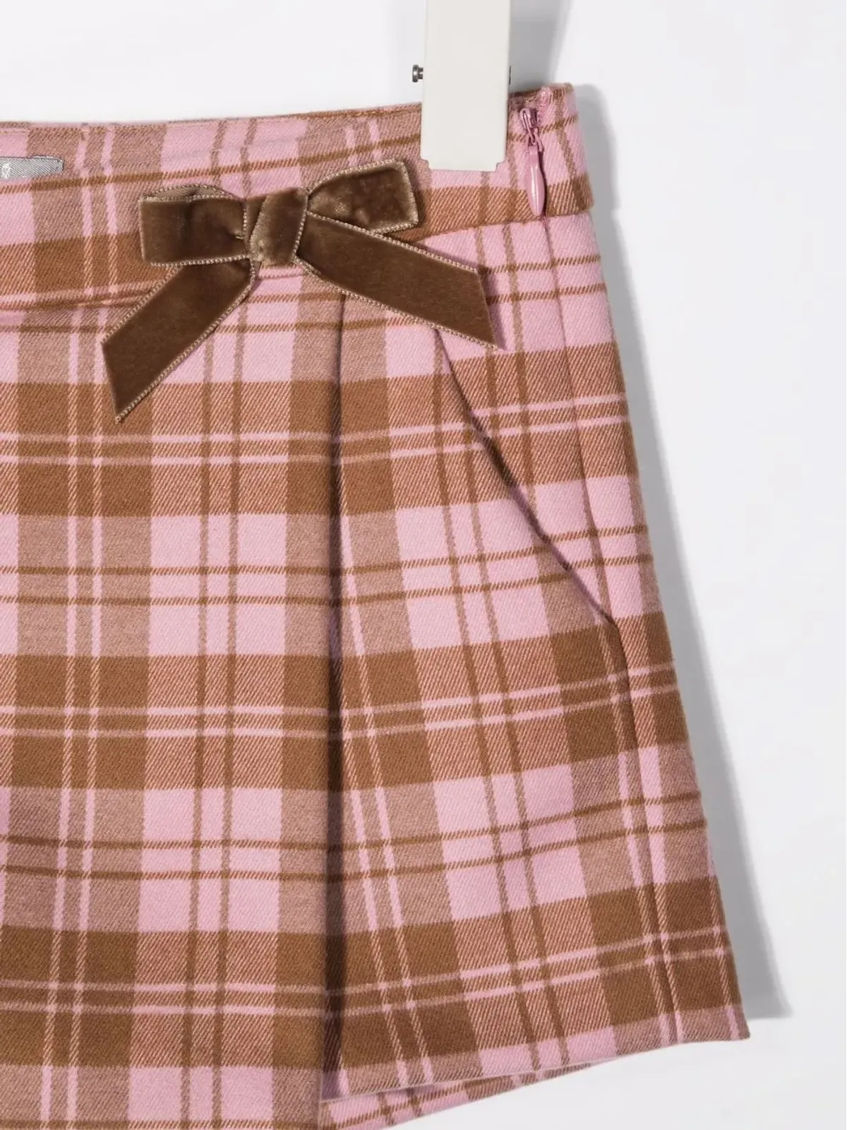 Il Gufo チェック柄ミニスコート - 画像3