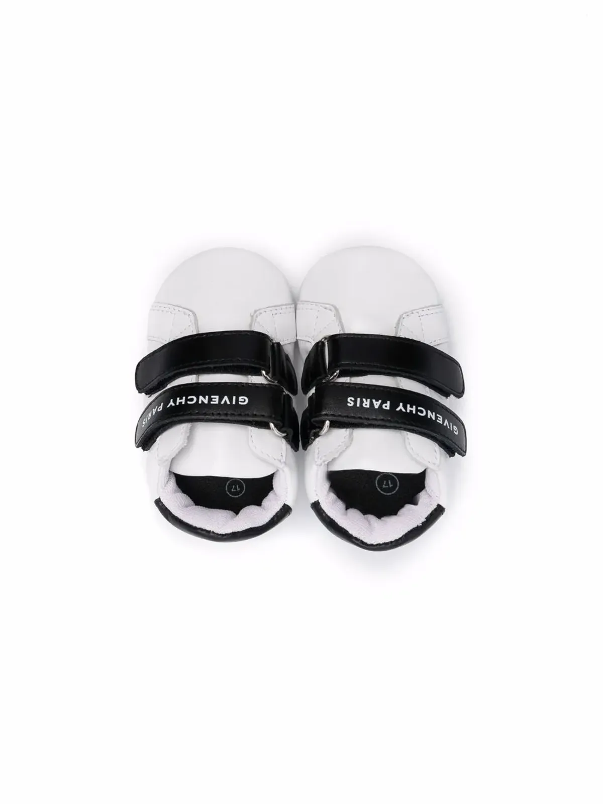 Givenchy Kids ロゴプリント・タッチストラップスニーカー - 画像3