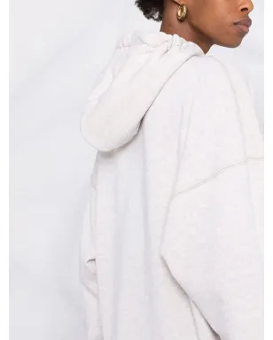 MARANT ÉTOILE Mansel logo-print hoodie - Neutrals - サムネイル3