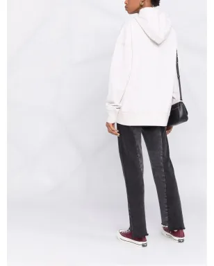 MARANT ÉTOILE Mansel logo-print hoodie - Neutrals - サムネイル4