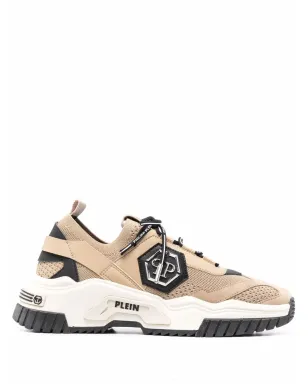 Philipp Plein Predator ロー・トップスニーカー - ブラウン - サムネイル1