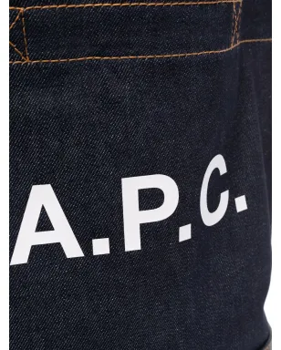 A.P.C. デニム ロゴ トートバッグ - サムネイル3