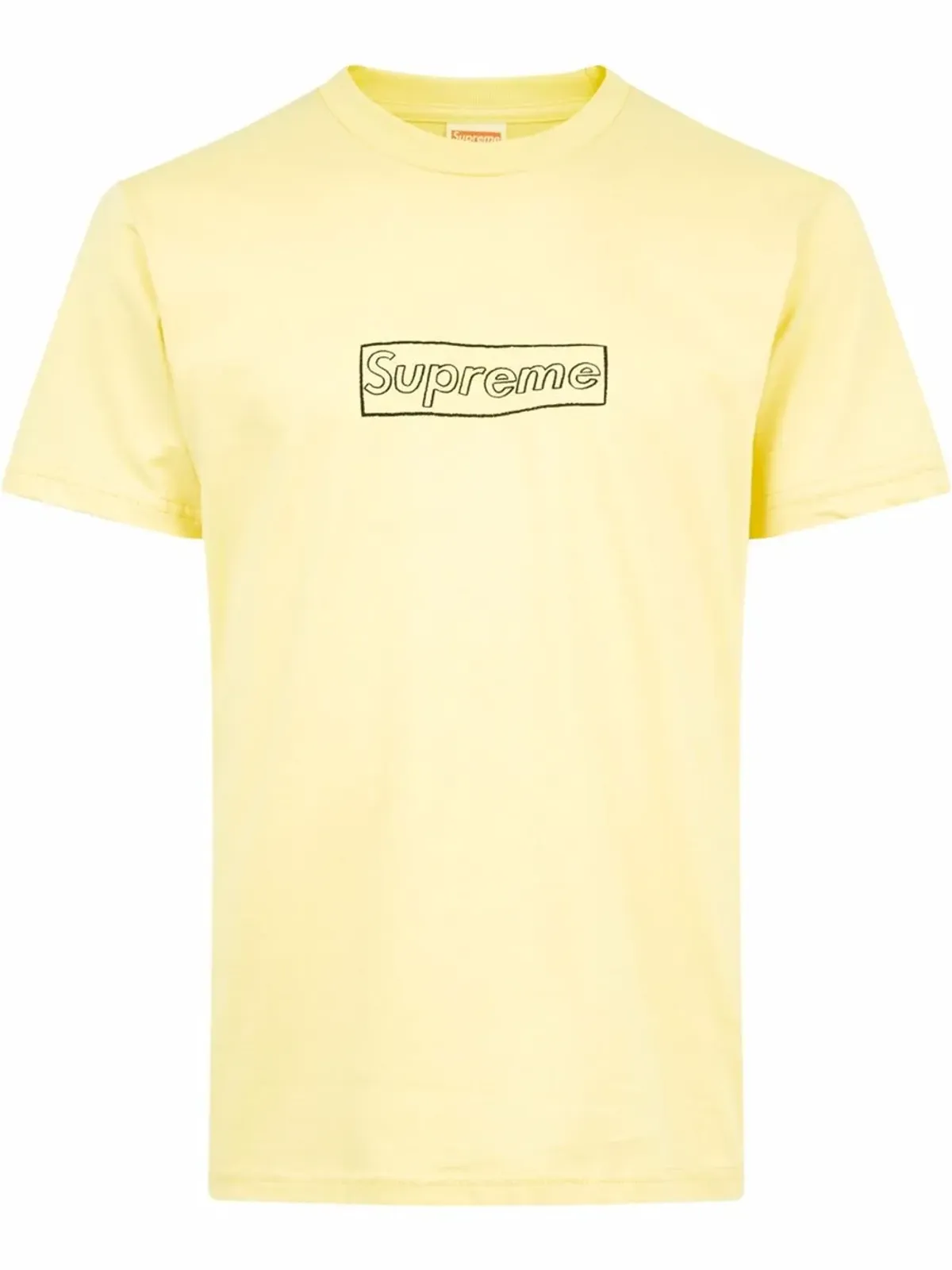 Supreme KAWS ChalkロゴTシャツ - 画像1